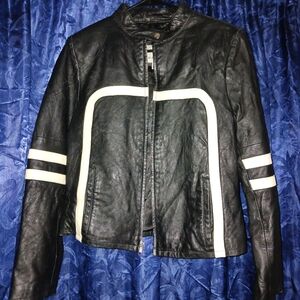Female Bike Leather Jacket